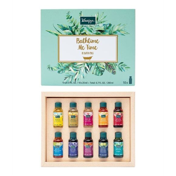Herbal Bath Oil Gift Set Of 10 Travel Size Oils, 0.67 Fl Oz (Pack Of 10)